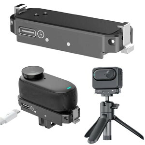 Insta360 GO3S/GO3 �Ή� �N�C�b�N�����[�X�}�E���g �[�d���A�_�v�^�[�x�[�X �}�O�l�b�g�g���}�E���g �܂肽���ݎ��f���A���C���^�[�t�F�[�X�݌v �h�U�V���R���p�b�h �Ռ��z���A����~��