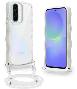 Galaxy A36/A56 5G �p �P�[�X �N���A SC-54F �p �J�o�[ �V�����_�[ �X�g���b�v�t�� �M�����N�V�[A36/A56 �p �X�}�z�P�[�X �ϏՌ� ���� ���|�� �΂߂��� �R�t�� ��|���P�[�X ���������\ ���O��