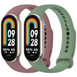 (Vancle) for Xiaomi Mi Band 10 �����o���h Miband 9/8 �����o���h, �ւ��x���g �_�炩���V���R�� �����x���g ���߉\ 2�p�b�N 05