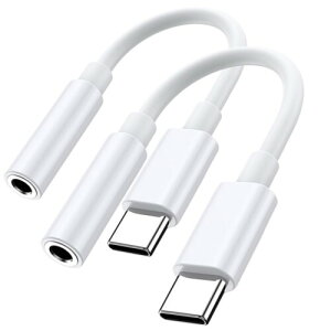�^�C�vC �C���z���W���b�N �ϊ� �A�_�v�^�[ USB Type-C to 3.5mm DAC���� 24bit/48KHz�Ή� �ʘb/���ʒ���/���y�Đ� (USB Type-C ×2��)
