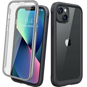 Diaclara iPhone13 p P[X 6.1C` op[P[X ʕیtCt wʃNA PC+TPU Sʕی CX[dΉ ubN