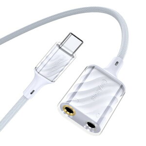 MOSWAG USB C�w�b�h�t�H���}�C�N�X�v���b�^�[�A�^�C�v C �}�C�N �w�b�h�z�� ����AUSB C����3.5mm�w�b�h�t�H���I�[�f�B�I�X�e���I�P�[�u��MacBook�AChromebook�AHuawei�AXiaomi�AiPhone 16/15����т���