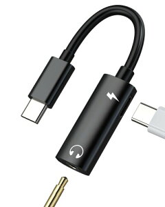 USB C����3.5mm�C���z���W���b�N�A�_�v�^�[�i2in1�jApple�p �w�b�h�z��AUX�I�[�f�B�I Type-C�[�d�h���O�� �Ή�iPhone 16 15 Pro Max �Ή�Samsung S25 S24 �Ή�iPad Android �ԗp�Ή�