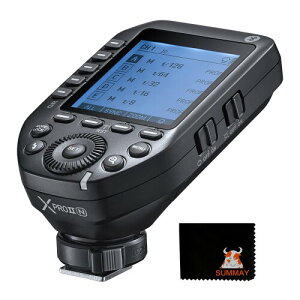 Godox XProII-N TTL ���C�����X �t���b�V�� �g���K�[ 1/8000s HSS�ATCM �u���؂�ւ��AAPP �R���g���[���A32 �`���l���� 16 �O���[�v�A��^ LCD �f�B�X�v���C�A���肵���M���A�������A�J�����ɓK��