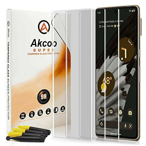 Pixel 7 Pro KXtB (t̕UZpjSʋzC Akcoo 9HdxɎq Google Pixel7 Pro 5G UV tB ^b`xǂ wFؑΉ H Uh~