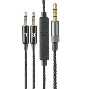 Tobysome �����p�P�[�u���R�[�h Sol Republic Master Tracks HD/Tracks HD2/Sol Republic V8/Sol Republic V10/Sol Republic 12/Sol Republic X3�p �����[�g�{�����[��&�}�C�N�P�[�u�� �u���b�N