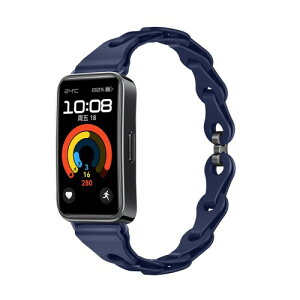 (Etsbaocy) �o���h For Huawei Band 10/10 Aluminum Edition/Band 9/8 �Ή� �����o���h �ւ��x���g �������҂݃f�U�C�� ���߉\ �����p�X�g���b�v - �u���[