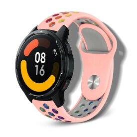 (SeNool) Huawei Watch GT4 46mm/ASUS VivoWatch 5/HUAWEI WATCH Ultimate/Huawei Watch Buds/Amazfit Bip 5 対応 バンド 22mm 交換ベルト サイズ調節可能 シリコン製 弾力性 コンパチブル Xiaomi Watch S3/Xiaomi Watch 2/Garmin Venu