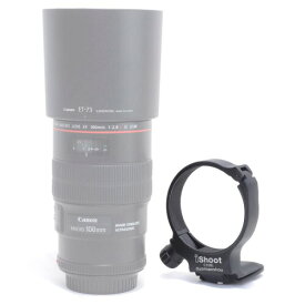 iShoot リング式三脚座 D、レンズサポート、三脚マウントリング, for Canon 単焦点マクロレンズ EF100mm F2.8L マクロ IS USM レンズ, ボトムは 55mm クイックリリースプレート, ARCA-SWISS タイプの三