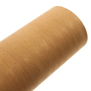 森の紙 曲がる 極薄 壁紙 天然木のシート サペリ 粘着シールタイプ A3サイズ DIY 化粧材 切文字