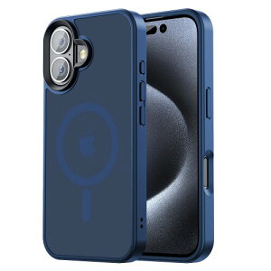 Gtsoho iPhone 16 Plus �P�[�X �}�O�l�b�g���� ���C�����X�[�d �ϏՌ� �ϋv�� �S�ʕی� ���΂݂Ȃ� �X�g���b�v�z�[���t�� �C�t�H�� 16 Plus �p �J�o�[ �}�O�Z�[�t�Ή� ����