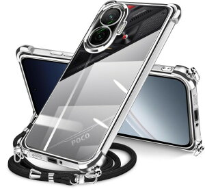 NISIILNG For Xiaomi POCO F7 �P�[�X �N���A �V�����_�[ xiaomi poco f7 �X�}�z�P�[�X �V���I�~ Poco F7 �J�o�[ ���|�� �΂߂��� ��|���P�[�X ���� TPU �ϏՌ� ���^ �y�� �R�t�� �΂߂��� �D��X�g���b�v