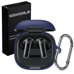 ZHZUCHLE for Soundcore P40i�P�[�X �A���J�[�T�E���h�R�A p40i�J�o�[ �V���R���� �S�ʕی� �����h�~ ������� �L�Y�h�~ �ϏՌ� �����[�d�\ �y�ʏ��^ �J���r�i�t�� P40i �A�N�Z�T���[ (�u���[)