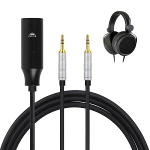 okcsc TC3.5 �w�b�h�z���P�[�u�� ���P�[�u�� �C���z���E�w�b�h�z���p SONY�p Hifiman�p HE4XX�EHE-350�EHE1000�ɓK�� OFC 4�c ����2.0m 4Pin XR��3.5mm�v���O(3��)x2