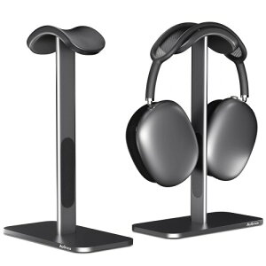 MaGrnce �X�}�[�g�X���[�v�X�^���h Airpods Max�p �A���~�j�E���w�b�h�z���X�^���h �x�~��ԃ��[�h�t�� ����/�Q�[�����[��/�V���b�v�p�w�b�h�z�����[/�f�B�X�v���C�p (�_�[�N�O���[)