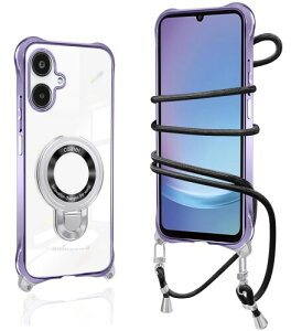 Galaxy A25 5G �P�[�X �N���A �V�����_�[ ���� �����O�t�� SC-53F SCG33 �J�o�[ �X�^���h�@�\ �}�O�l�b�g���� �ϏՌ� �M�����N�V�[a25 �P�[�X �ČR�K�i �R�t�� �΂߂��� �D��X�g���b�v�t�� �l�b