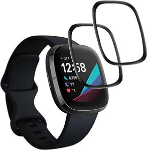 Shron fitbit versa3 / Fitbit Sense tB KXtB YKXf tیtB ߗ ώw  CAXUh~ \ʍdx9H 0.3mm 2.5D EhGbWH fitbit versa