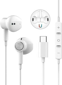 Type C �C���z�� phone ���C�C���C���[�C���z�� �}�C�N �����R���t�� DAC���� �L���C���z�� Type C �C���z�� �A���h���C�h���@��Ή� Pad Pro /2024-2018/Mac Book/Sony Xperia XZ3/XZ2, Google Pixel 3/3XL/2/2XL, ��