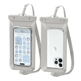 防水ケース スマホ用 IPX8 タッチ可能 指紋認証/Face ID認証対応 iPhone14/iPhone13/Android 7.0インチ以下全機種対応 高透過率 水中撮影 山登り 釣り ビーチ スイミング ボート ハイキング 海水浴 (