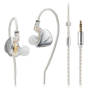 TINHIFI C1�L���C���z��HiFi�T�E���h ���y�E�Q�[���Ή� 10mm DLC�����U������d���C��H�݌v�A�Q���ɂ����K�ȃC���z�� �V���o�[ 3.5MM 2Pin �}�C�N�Ȃ�