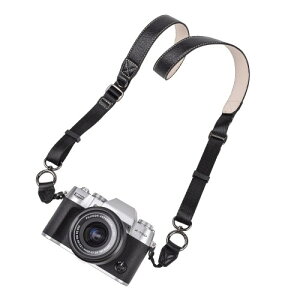 (VOVMOEYA) PU���U�[�J�����X�g���b�v�i�O�p���[�v�t���j �ϏՌ����AFujifilm X-T50�ASony ZVE10�ACanon R50�Ή��A�����F105�`126cm�A�΂ߊ|�����|���Ɏg�p�\�A��჌�t�J������~���[���X�J����