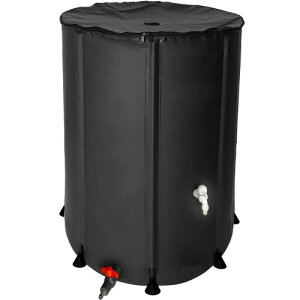 家庭用 貯水タンク 雨水タンク 大容量200L 折りたたみ式 蛇口付き 非常時 簡単設置 雨を貯めて節水 貯留タンク