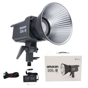 Aputure Amaran 200d s LED�r�f�I���C�g200W�{�[�G���Y�}�E���g�f�C���C�gCCT 5600K CRI 96+ TLCI 99+�T�|�[�g0-100��DC/AC�d���A�v���R���g���[������̒i�K�I�Ȓ���