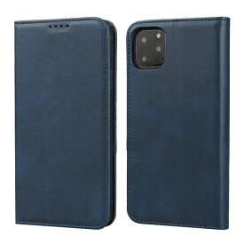 Eastwave iPhone 11 Pro ケース 手帳型 アイフォンiPhone11 Pro 手帳ケース iPhone 11pro Case 携帯カバー 収納 カードいれ 横置きスタンド 内蔵マグネット 合成皮革 カード耐汚れ 5色 ブルー