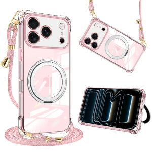 �ɓK������ iPhone 18 pro/17 pro �Ή� �P�[�X �V�����_�[ �y�� 180°���] 360°��] �S�ʕی� ���^ �ϏՌ�