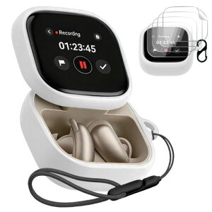 For Anker Soundcore Liberty 5 Pro Max �p �P�[�X �J�o�[ +4���t�B���� ���C�����X �C���[�z�� �V���R�� �ی�P�[�X �i�J���r�i�t��+�X�g���b�v�t���j �����h�~ �L�Y�h�~ �ϏՌ� �����[�d�\ �h��