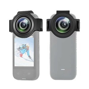 PULUZ Insta360 X3用アップグレードレンズ保護カバー 光学ガラス保護フィルム 防水・防塵・防傷 insta 360 x3用レンズ保護キャップ 98%高透過率 レンズカバー インスタ360 X3用 メラアクセサリー
