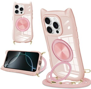 iPhone 16plus �p �X�}�z�P�[�X �L���f�U�C�� �V���v���Ńt�@�b�V���� 360° ��]�X�^���h�t�� iPhone 16plus �X�}�z�P�[�X ����~�� ���΂ݖh�~ �S�ʓI�ȕی� �������߉\�ȃl�b�N�X�g���b�v�t