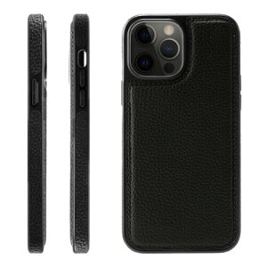 HANATORA for iPhone 13ProMax �P�[�X �{�v �ϏՌ� �o���p�[�^ �X�}�z�P�[�X �X�}�z ���ʖ{�v �V�������N���U�[ �M�t�g �u���b�N WPG-13ProMax-Black