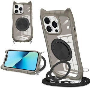 iPhone 13pro �p �X�}�z�P�[�X �L���f�U�C�� �V���v���Ńt�@�b�V���� 360° ��]�X�^���h�t�� iPhone 13pro �X�}�z�P�[�X ����~�� ���΂ݖh�~ �S�ʓI�ȕی� �������߉\�ȃl�b�N�X�g���b�v�t