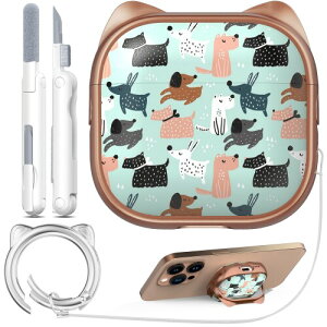 RFUNGUANGO �݊��������� AirPods��4����ی�P�[�X�A�d�b�z���_�[�@�\�t���A�����̐F����I���\�A�݊���������Airpods 4�ی�P�[�X�ɍœK�A���[�Y�S�[���h+����