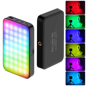 luxceo RGBrfICg LEDBepCg ^ 3000mAh e [d DCg 3000k-6000kFx\ CRI95+ Px ⏕Ɩ y JKp B胉Cg /e/Webc/YouTube