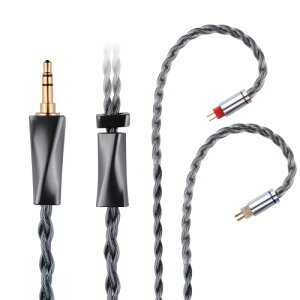 3APLUS F4 �C���z���P�[�u�� 0.78mm ���P�[�u�� 2pin �A�b�v�O���[�h�P�[�u�� 3.5mm�v���O 4�cOCC��OFC�⃁�b�L Litz�\�� KZ BA10/AS10/ZSN/ZST/ZSTx/KZZSX/ZAX/ASF/ASX/EDX/AS16/AS12/AS10/AS06/BA10���Ή� ��1.2m