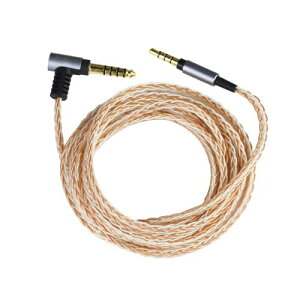 WHWKOP �C���z���P�[�u�� ���P�[�u�� �����p�P�[�u�� 3.5mm �I�[�f�B�I�P�[�u�� 8�c L�^ �P������ SONY MDR-1A 100AP 1000XM3 MSR7�ɑΉ� �}�C�N�Ȃ� 4.4mm/120cm�c