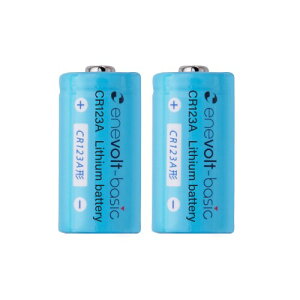 enevolt basic �G�l�{���g CR123A 3V �d�r 1600mAh ���`�E���d�r ���d�r �J���� �����d�� �L�����I���b�N �r�f�I 2�{ 2�� (2�{�Z�b�g)
