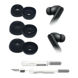 umvowuxa For Nothing Buds Pro 2 ��p �����p �C���[�s�[�X �V���R���� 3�T�C�Y�Z�b�g (S/M/L) �{3in1 �N���[�j���O�y�� ���|�� �|������ ���C���� �g�ѕ֗� �C���z�� �A�N�Z�T���[