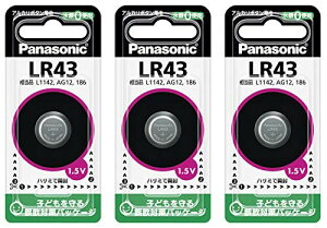 Panasonic ���d�r �{�^���d�r �A���J�� LR43 3�Z�b�g