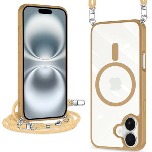 iPhone 16 Plus �P�[�X �N���A �V�����_�[ MagSafe�Ή� ���C�����X�[�d �A�N�����w�� �ϏՌ� �}�O�l�b�g���� �A�C�t�H��16�v���X �P�[�X �}�O�Z�[�t�Ή� �ϋv�� ����~�� ���ϖh�~�i�u���E���j
