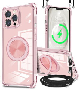 GULEIYAA iPhone 13 Pro Max �p �P�[�X �c�����Ή� 360° ��]�X�^���h �����O �}�O�l�b�g���� MagSafe �Ή� ���C�����X�[�d�Ή� �� phone 13promax �P�[�X ���|�� �΂߂��� ��|�� �ϏՌ� �ԍڃz���_�[