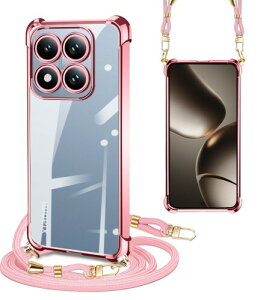 PAILAIMEN Xiaomi 14T Pro ���e �P�[�X �N���A �V�����_�[�X�g���b�v �ϏՌ� �V���I�~ 14T�v�� �Ή� �J�o�[ ���|�� ��|�� ���� TPU �X�g���b�v�t�� Xiaomi 14T Pro �g�уP�[�X �R�t�� �΂߂��� �D�� �l