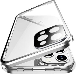 iPhone 15 Pro Max P[X SʃJo[ bN@\t+}Olbg ʃNAKX SbN Jی A~op[ ACtH15 Pro Max KXP[X ʃP[X  (iPhone15Pro