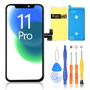 Bokman iPhone 11 Pro ptpl LCD fBXvC ʏC  CLbg+یtB+hV[t (5.8C`)