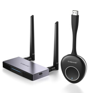Lemorele ���C�����X HDMI ���� hdmi���M�@ �g�����[�h 1080P HD 2.4G&5G�o�pWifi HDMI+VGA+Audio�����o�� 8�䑝�݉\ �~���[�����O ���荂���]�� �f�����������o�� �ő�50m HDMi�G�N�X�e���_�[ �L�b�g �f