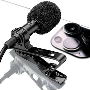 Lavalier Lapel}CNtH - VXeɊȒPȃNbvt - ^ɍœKYoutube VlogC^r[/Podcast - iPhone