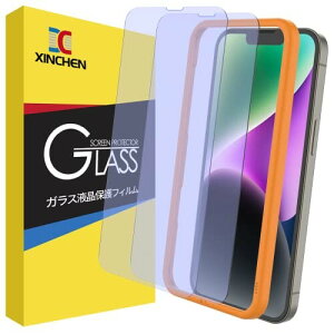 XINCHEN KXtB iPhone14 Plus / iPhone13 Pro Max p SʕیtB ڂ̔y ͂ی KChgt zi6.7C` ACtH14 Plus / 13 Pro Max pj2Zbg