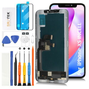 SRJTEK For iPhone XS incell tplʌ? LCDXN[ Cp fBXvC ^b`pl Zbg thpl+ Cp[c + یtBZbg